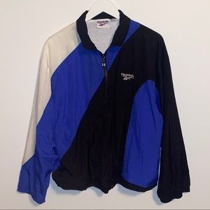 Vintage Reebok Colorblock 1/4 Zip Windbreaker